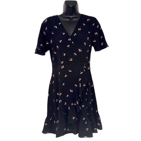 Xhilaration Dresses & Skirts - Cherries Faux Wrap Dress